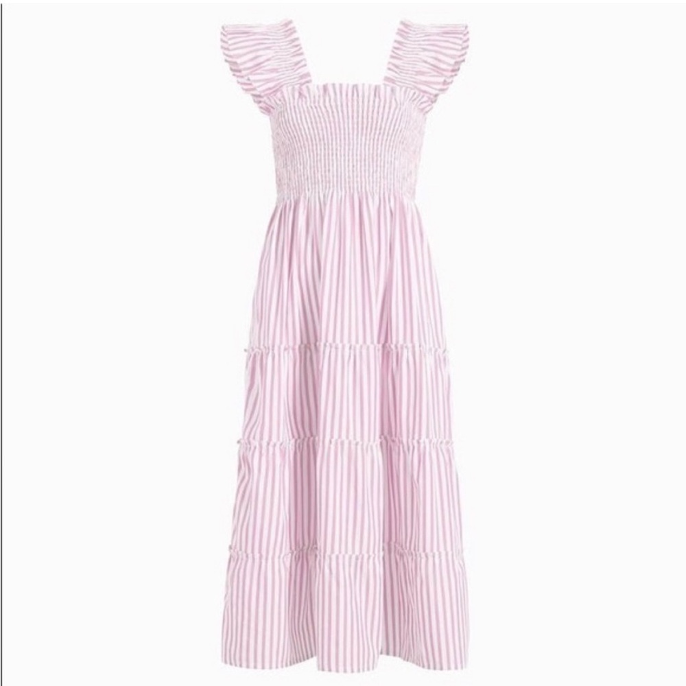 Hill House Home Bubblegum Pink Stripe Ellie Nap Dress